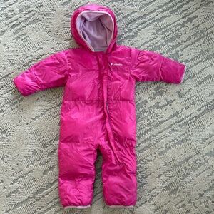 Columbia Fuchsia Infant Snowsuit 12-18M